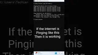 How to check Internet and Router and Printer are working or not | Ping Command| IP address with Ping