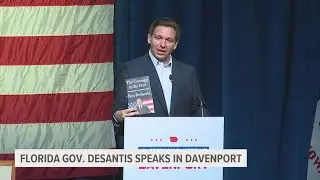 DeSantis test the political waters in Iowa on his nationwide book tour