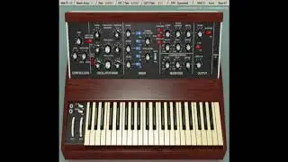 FREE VST  VIRTUAL MODEL MINI MOOG  SOUND DEMO