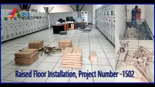 Raised Floor Installation Project Name - Ashugonj, Brahmanbaria. Project Number -1502