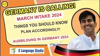 Germany is calling! March intake 2024 (details you should know) plan accordingly! | Ausbildung 2024