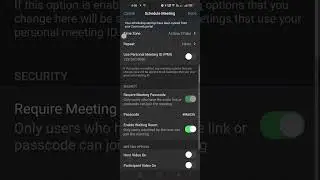 How to schedule a meeting with Zoom meeting link. 