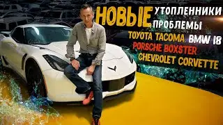 Зарплата в США кархоллера. Цена утопленной Toyota Tacoma. BMW i8, Сorvette, Porsche что делать?