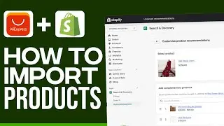 How To Import Products Form Aliexpress To Shopify 2024 (Shopify Dropshipping Tutorial)