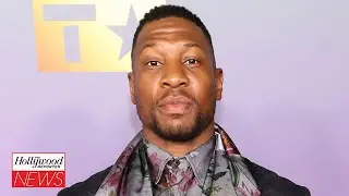 Jonathan Majors Receiving the Perseverance Award at the Hollywood Unlocked Impact Awards | THR News