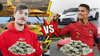 Cristiano Ronaldo Vs MrBeast Comparison | Cars Collection | Total Networth | Hindi | Urdu