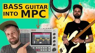 How To Record BASS Guitar Into MPC Live 2 No preamp!