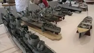 Navy ship models from the SMSC Festival of Model Shipbuilding Expo, 2024