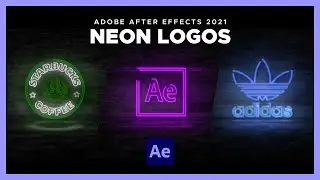 Turn ANY Logo into a Realistic Neon Light | After Effects Simple Tutorial | Free Project