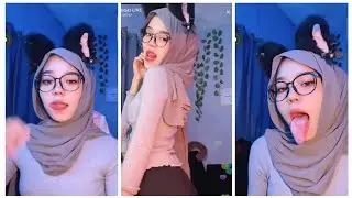 DARAANGELA HIJAB LIVE MAINAN LIDAH