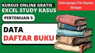 SOAL TES EXCEL UNTUK ADMIN - DATA LAPORAN DAFTAR BUKU