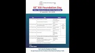 53rd ESI Foundation Day