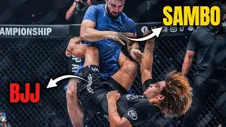 Brazilian Jiu-Jitsu vs. Sambo 🤯 Ruotolo vs. Kurzhev | Full Fight