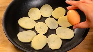 2 Eggs and 1 Potato! Perfect easy breakfast recipe! Simple and delicious!