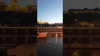 HOW TO LOOKS NIGHT SCENE CHAIN BRIDGE AND CASTLE BUDAPEST HUNGARY 🇭🇺 TRAVEL WITH MAK.