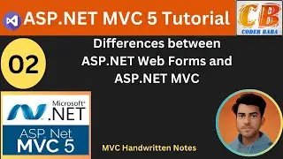 ASP.NET MVC 02: Differences between ASP.NET Web Forms and ASP.NET MVC Explained by #coderbaba