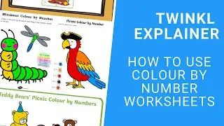 How to Use Colour by Number Worksheets