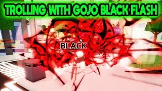TROLLING WITH MAXIMUM RED BLACK FLASH IN JUJUTSU SHENANIGANS
