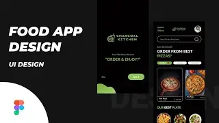 Food App Design in Figma | Delivery Mobile App UI/UX Design | Figma 2023