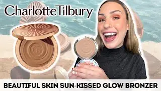 🔥 CHARLOTTE TILBURY BEAUTIFUL SKIN SUN-KISSED GLOW BRONZER 🌞😎 Swatches, Demo, & LOTS of Comparisons