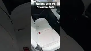 New Tesla Model Y Performance Seats! #tesla #shorts