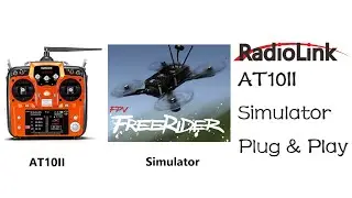 RadioLink AT10II RC Simulator Plug & Play Drone/Fixed Wing/Helicopter