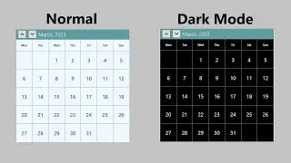 Calendar Control from scratch (C# and XAML) - Part 2