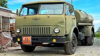 Нульцевый "Головастик". В Германии обнаружили КАПСУЛУ ВРЕМЕНИ МАЗ Tankwagen Oldtimer.