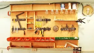 Как сделать панель для инструмента в гараже или мастерской