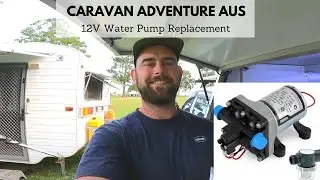 Installing NEW 12V Shurflo Water Pump HOW TO