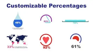 Customizable Percentage Sliders Final Cut Pro Templates