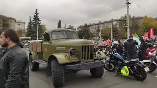 город уфа закрытие мотосезона в уфе 21 09 2024 много мотоциклов разных и байкеров в черниковке.