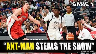 New Star EMERGES! This Rookie STOLE the SHOW in Team USA vs. Canada Olympic Basketball Highlights!