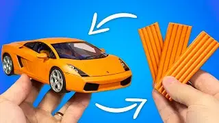 Turning Plasticine into a Car - Lamborghini Gallardo