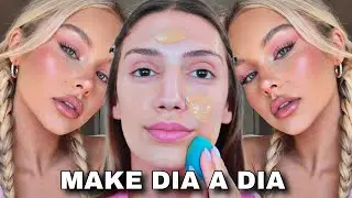 MAKE ROSE PRO DIA A DIA | *MAQUIAGEM NATURAL* EM TONS DE ROSA PRA USAR DURANTE O DIA!!