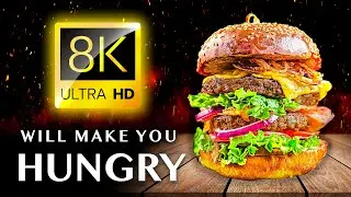 THIS VIDEO WILL MAKE YOU HUNGRY 8K ULTRA HD - Best Food In The World with Calming Music