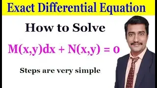 Exact differential equation how to solve