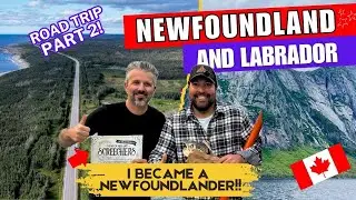 I BECAME A NEWFOUNDLANDER!! Road trip PART2 L'Anse aux Meadows to Corner Brook 4K