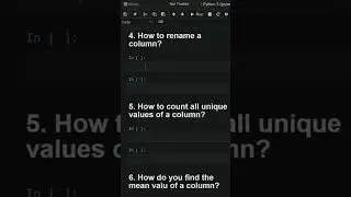Python interview questions (Pandas) 