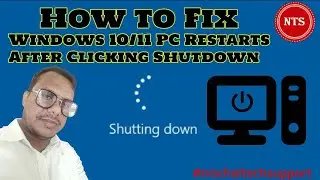 Fix Windows 10 Computer Restarts After Clicking Shutdown