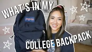 WHAT'S IN MY COLLEGE BACKPACK 2019!!