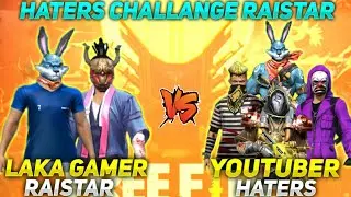 RAISTAR,LAKA GAMER VS HATERS OF YOUTUBER // 2 VS 4 RED NUMBER CUSTOM ROOM // WHO WON??