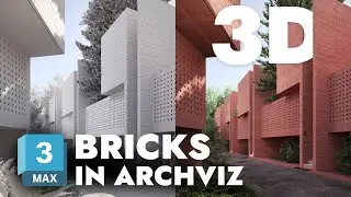 Learn how to make bricks in 3ds Max | Beginner-friendly tutorial