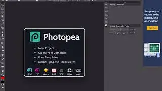 Photopea: How to start a new project