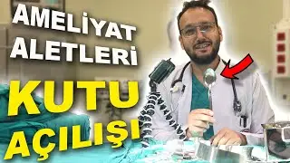 AMELİYAT ALETLERİ KUTU AÇILIMI | BATIN SETİ | NEŞTER | PORTEGÜ | RIGHTANGEL | ALLIS