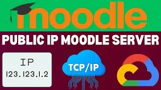 How to setup Public static ip on  Moodle server in Google Cloud  | Moodle server installation