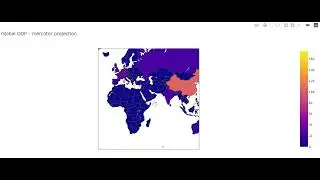 Geographical plotting with Plotly | Video 7 - Mercator Projection