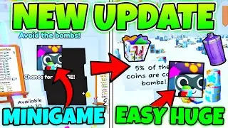 😱NEW COLOR BOMB MINIGAME, SAD EGG, GRAFFITI CANS & GIFTS AND HUGES! Pet Simulator 99!