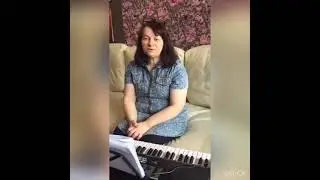 Играем на синтезаторе  частушки легко для новичков!+ слова
