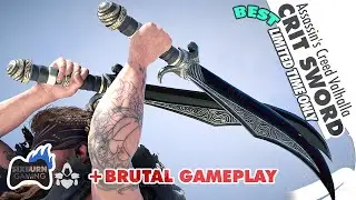 The Best Perfect CRIT SWORD You Missed in Assassin's Creed Valhalla Showcase Brutal Kills Gameplay